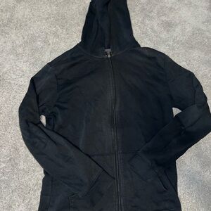 Cat & Jack Black Zip-Up Hoodie